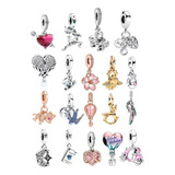 Charm Dijes Distintos Modelos Plata 925 Calidad Premium 