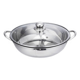 Olla Caliente Divisora Shabu Shabu, Utensilios De 28cm