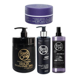 Set Redone Cera Violet, Body Splash Gel Rasurar Y Aftershave