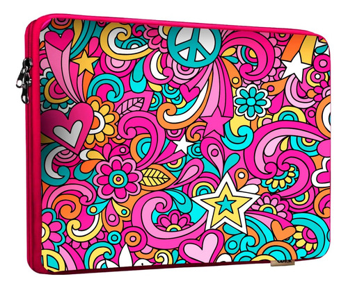 Funda Notebook Neoprene Estampada Para 14, 15.6 Y 17 Cdtek