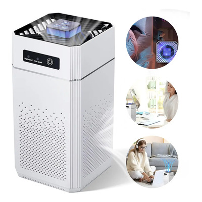 Purificador De Aire Para Casa, Purificador Aire Portátil Para Recámara Grande, 3 Modos, Air Purifier Con Filtro Hepa, Purificadores De Aire Con Luz Para Hogar Oficina Coche | Envío gratis