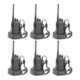 Set De 6 Radios Baofeng Bf-888s Walkie Talkie Inmediato