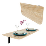 Mesa Dobrável De Parede Articulada Mdf 80 X 40cm