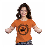 Camiseta Babylook Camp Half Blood Percy Jackson Algodão 4550