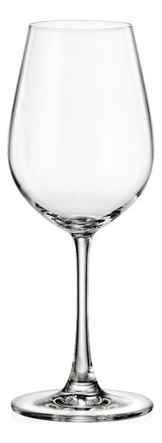 Copa Vino Cristal Bohemia Sarah Titanium 400ml Set X6 Color Transparente