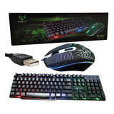 Combo Teclado Y Mouse Gamer Retroiluminado Gt680c