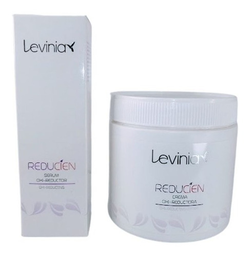 Levinia   Reductora Pack 2 X Cintura Y Abdomen Serum + Crema
