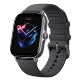 Reloj Inteligente Amazfit Gts 3 A2035, Integrado Con Alexa, Gps, Funda Negra Amoled, Pulsera Negra