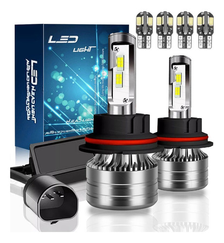 Kit Faros Led 9007 40000lm Para Nissan Alta/baja Canbus