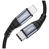 Cable Choetech Usb-c A Lightning Certificado Para iPhone Mlf Color Negro