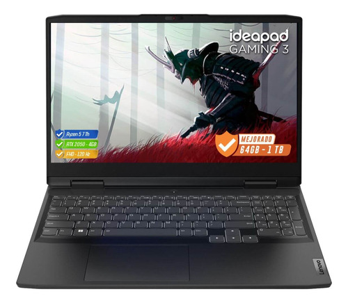 Portátil Gamer Lenovo Ideapad Ryzen 5 64gb Rtx2050 1tb Fhd