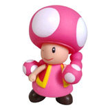 Toadette Mario Personagem Miniatura 10 Cm