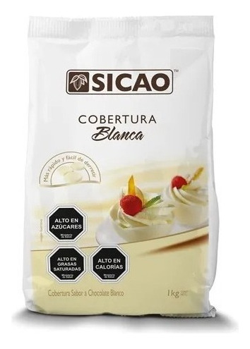 Chocolate Cobertura Blanco Sicao 1 Kg Alta Fluidez Callebaut