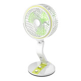 Ventilador Retrátil Portátil C/ Luz De Led E Ajustável