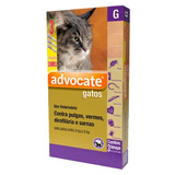 Advocate Gatos 4 À 8kg Combo C/ 3 Bisnagas 0,8ml