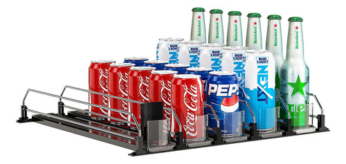 Dispensador De Latas De Refresco Para Refrigerador, Organiza