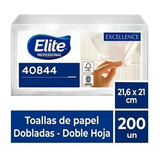 Toalla Interfoliada Elite  18ptsx200u D/h Extra Blanca