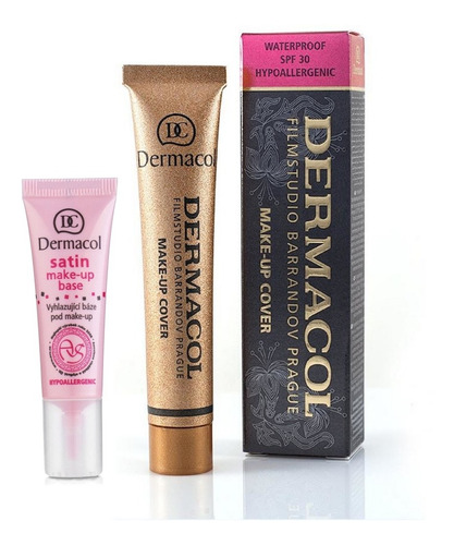 Maquillaje Dermacol Cover + Prebase Satin Original