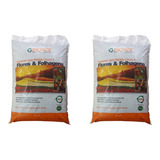 Substrato Kit 2 Terras Adubado Biomix Flores E Folhagens 5kg