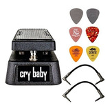 Dunlop Crybaby Gcb95 Paquete Clasico De Pedal Wah W2 Cables