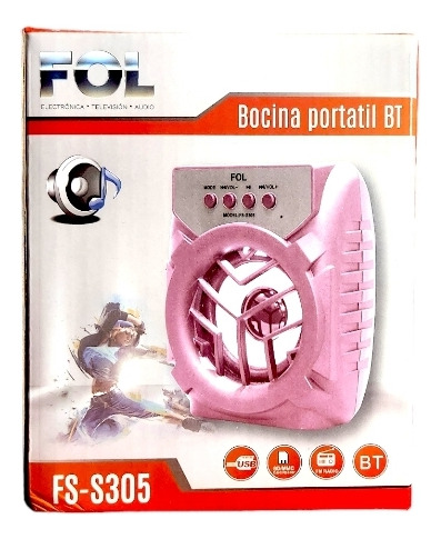 Bocina Portátil Mini Bluetooth Y Radio Fm