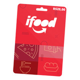 Gift Card Ifood 20 Reais