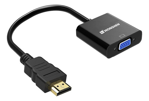 Adaptadores Honshen 8541673673 Hdmi A Vga, Color Azul