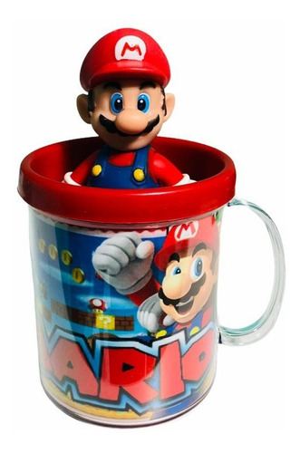 Super Mario Bros Com Caneca Decoração Para Video Youtube