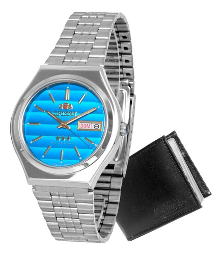 Relógio Orient Masculino Automático 469wb7a A1sx Azul 
