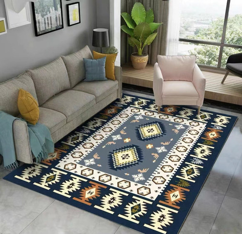 Alfombra Grande 150x200cm Para  Dormitorio O Living Japonesa