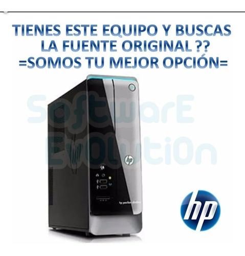 Fuente De Poder Hp Slimline S5-1002la, 633195-001 Facturada 