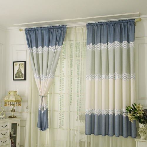 Cortinas Semisombreadas Para Sala De Estar, Moradas, De 1 X