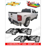 Sticker Calcomania 4x4 Chevrolet 2007-2013