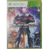 Jogo De Xbox 360 Transformers Rise Of The Dark Spark Usado