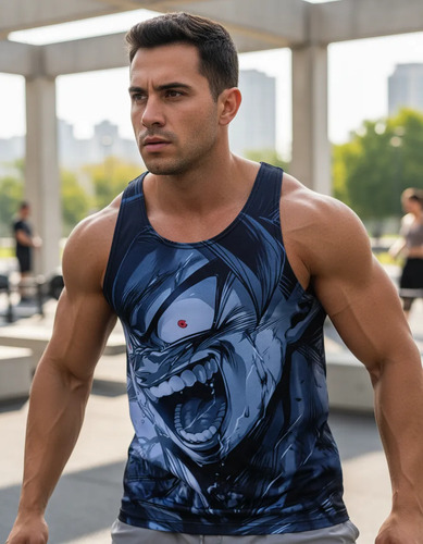Camiseta Olímpica Gym Fitness Box Goku 15