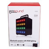 Parlante Super Cubo Bluetooth Prosound Led Black