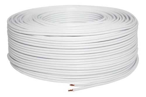 Cable Dúplex Voltmex Pot14 1x2.5mm² Blanco X 100m En Rollo