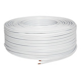 Cable Dúplex Voltmex Pot14 1x2.5mm² Blanco X 100m En Rollo