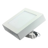 Foco Panel Led 15cm 12w Sobrepuesto Cuadrado