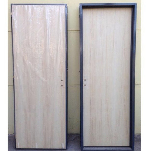 Puerta Placa Madera Guatambu Interior Marco Chapa 70x200/10