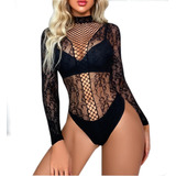 Conjunto Lenceria Femenina Babydoll Ropa Interior Sexy Malla