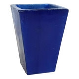 1 Vaso Vietnamita Azul Retangular