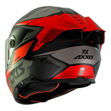 Capacete Moto Axxis Hawk Evo Sv Ixil B15 Red Easy Fit @#