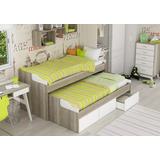 Cama Nido Doble Cajones 1 Plaza La Valenziana Niños