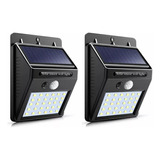 Lampara Solar Impermeable Luz Exterior Con Sensor Movimiento