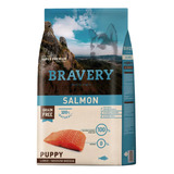 Bravery Salmon Puppy Raza Mediana Y Grande 12 Kg