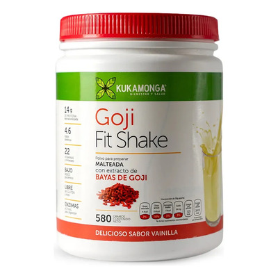 Non Lipo Fit Shake Goji Kukamonga- 580g, Sabor Vainilla: Malteada Nutricional en Polvo ideal para quienes buscan cuidar su alimentación, Sustituto De Desayuno O Cena, Dura 19 Días | MercadoLibre