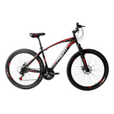Bicicleta Aspen 8 Vel Rin 29 Talla M Negro/rojo