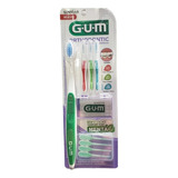 Gum Cepillo Dental Orthodoncia Kit 6 Utilidades! Soft Picks