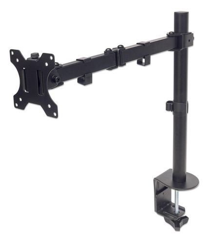 Soporte Para Monitor De Escritorio, Doble Brazo Articulado, Para Pantallas De 13  A 32  De Hasta 8 Kg - Manhattan 461542